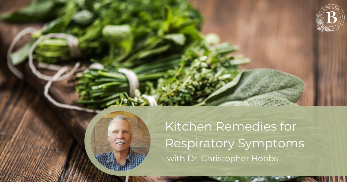 Kitchen Remedies for Respiratory Symptoms • BotanicWise